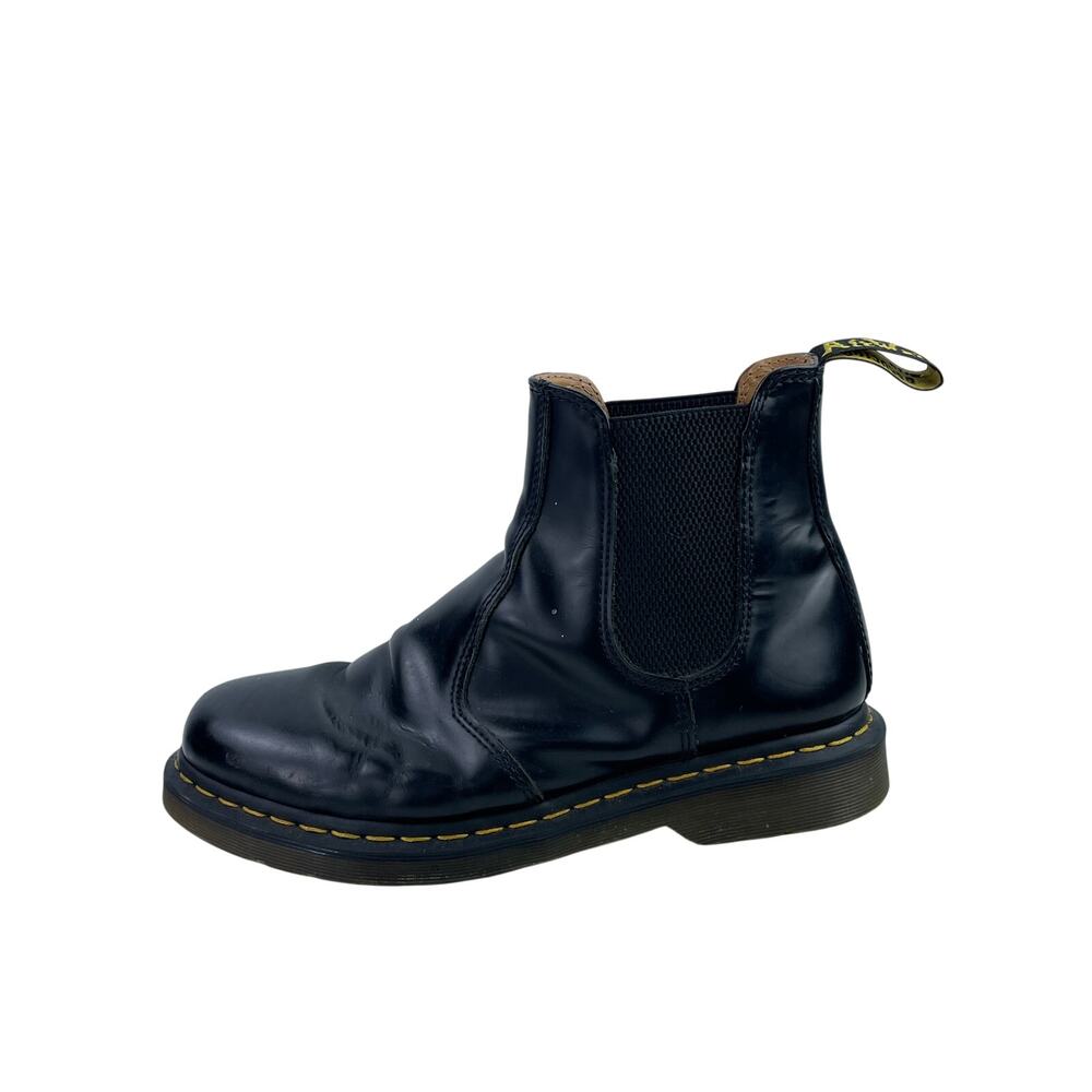 Dr. Martens 2976 Bex Mens Black Smooth-leather Contrast Stitch Chelsea Boots 10